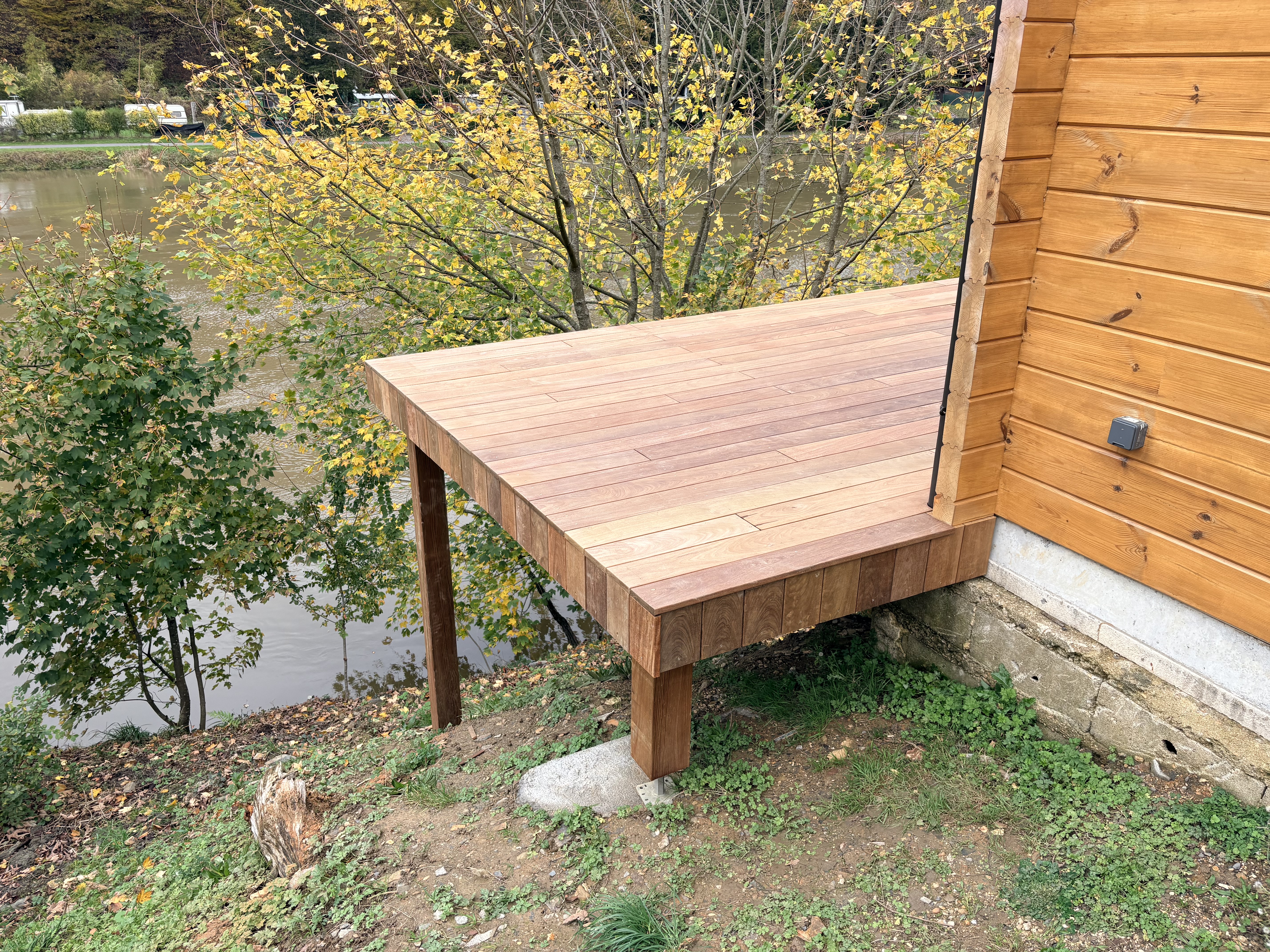 Arrière de la terrasse